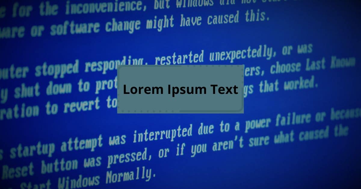 Lorem Ipsum Text
