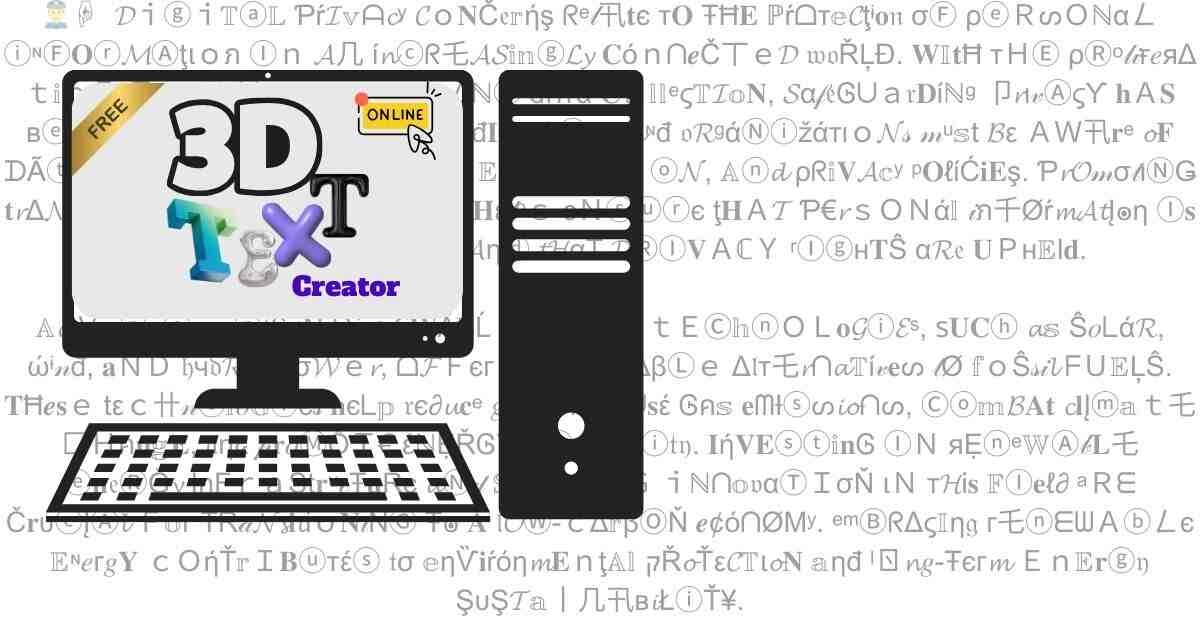 3d Text Creator Online Free